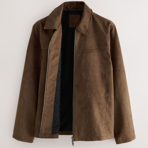Suede Zip Jacket